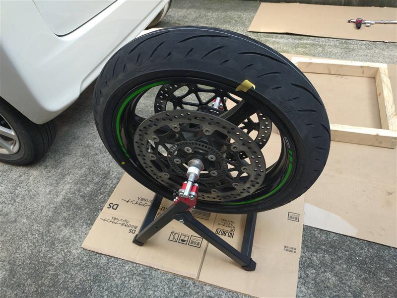 10インチ ホイールタイヤセット 【MFD大阪店】ZX-10R J型 純正