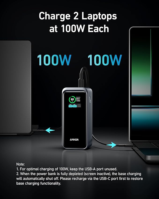 Anker Prime Power Bank (20K, 200W) - Anker US
