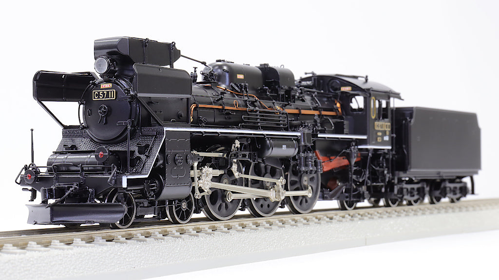C57形蒸気機関車 11号機 真鍮製 16番ゲージ[1:80スケール 16.5mm/HO