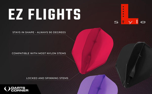 L-Style Flights | L Style Dart Flights | Darts Corner