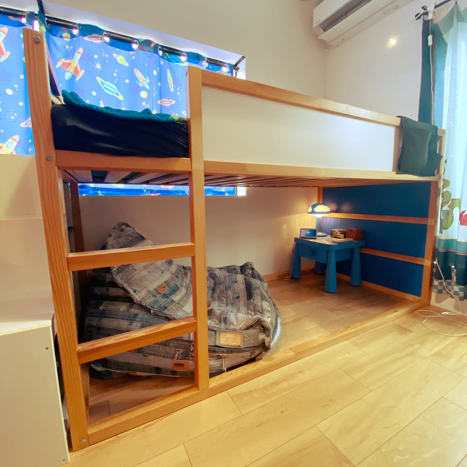 高石市大阪府引き取り限定 IKEA キューラ 2段ベッド ロフトマットレス