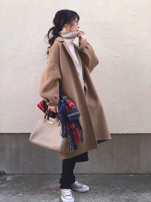 セール】ウールカシミヤワイドタートルネックプルオーバー◇（ニット