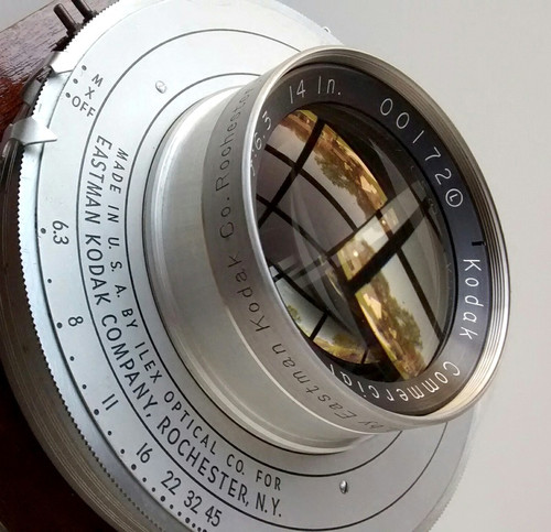 Kodak 8-1/2 Inch f/6.3 Commercial Ektar Lens in No. 3 Ilex Acme