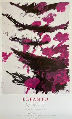 Cy Twombly, Naumackia Poster, 1992, Print for sale at Pamono