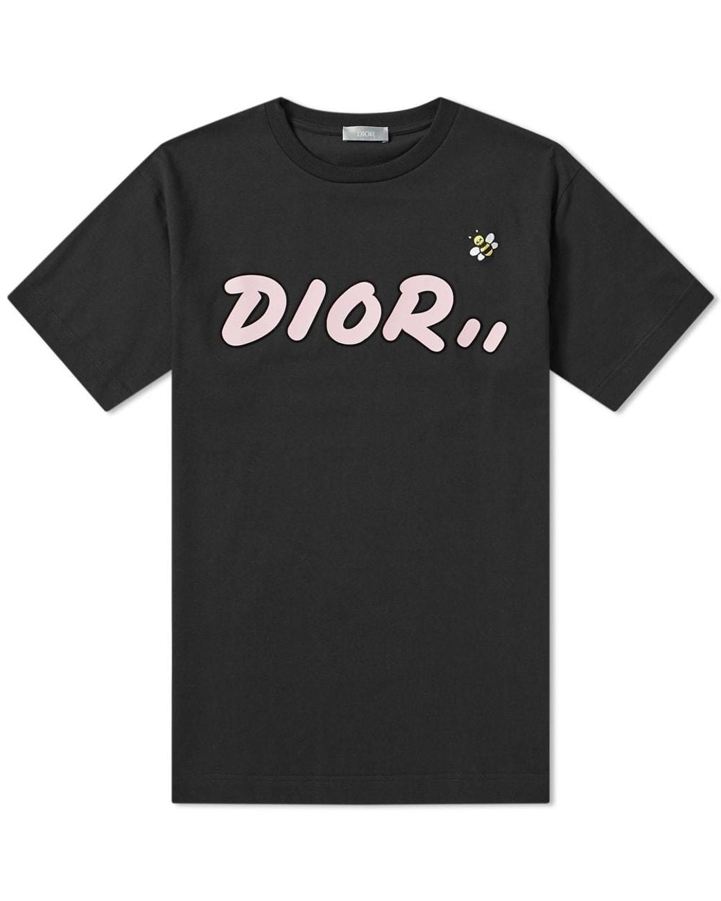Dior Homme X Kaws Dior Print Bee Embroidered Tee in Black for Men