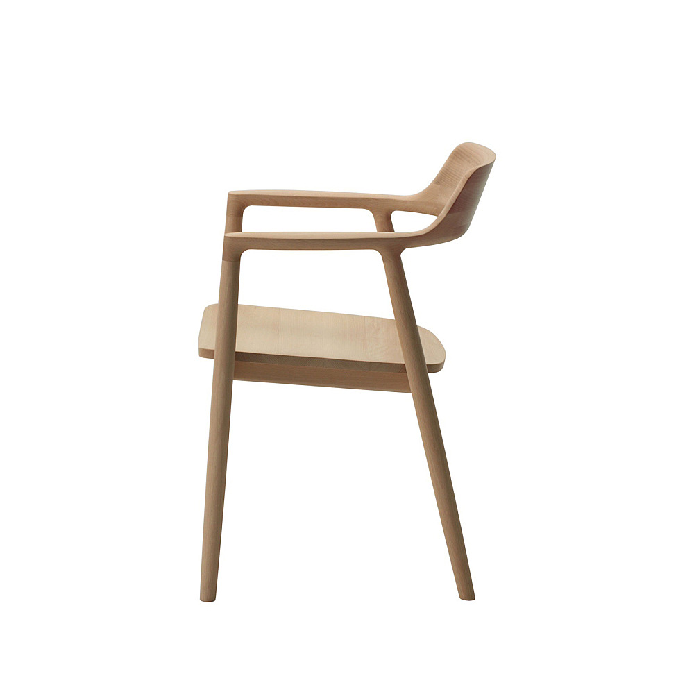 HIROSHIMA ARM CHAIR WOODEN SEAT｜マルニ木工｜コンフォートQ｜阪急