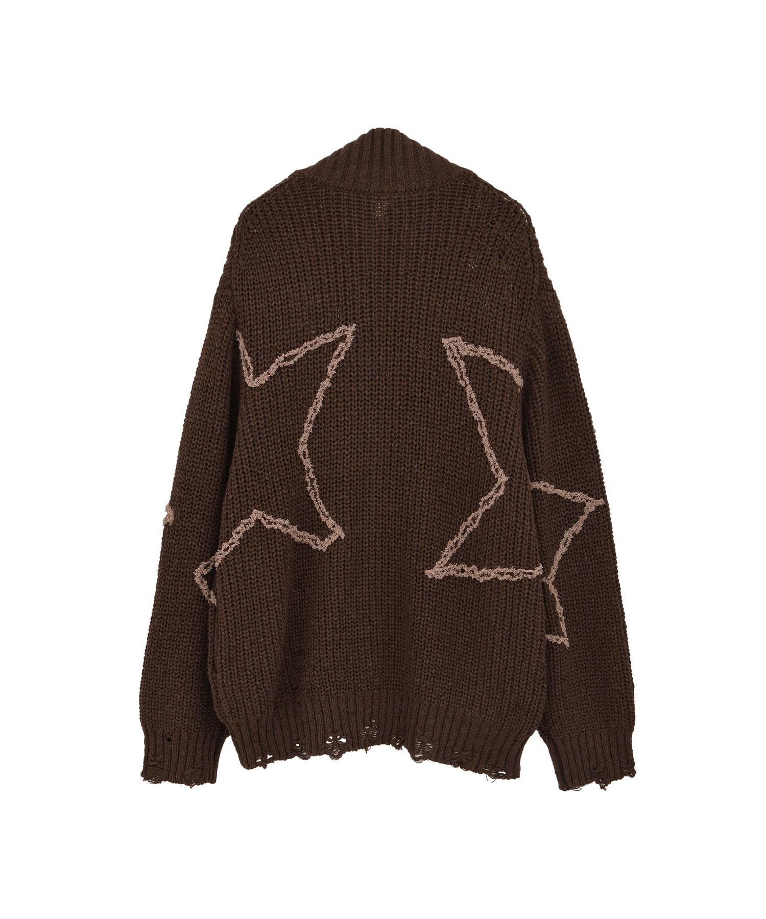 STAR☆ EMBROIDERY ZIP-UP KNIT CARDIGAN｜CONVERSE TOKYO (コンバース