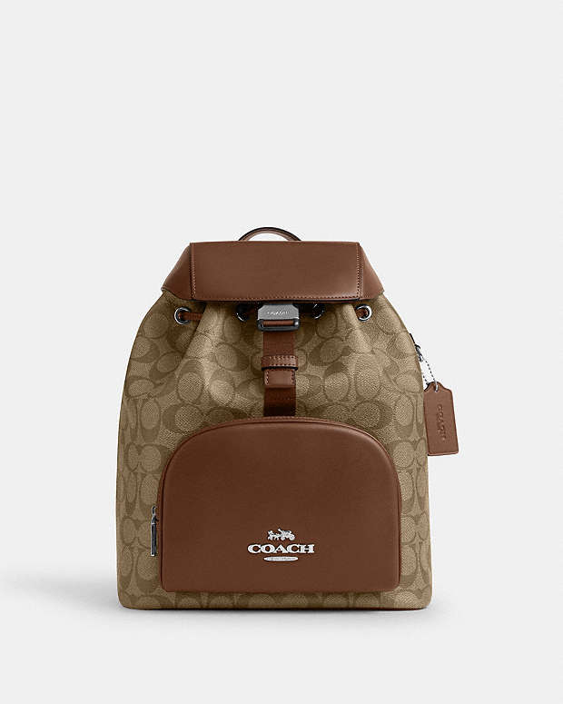 COACH® MC | Pace Large Backpack In Signature Canvas