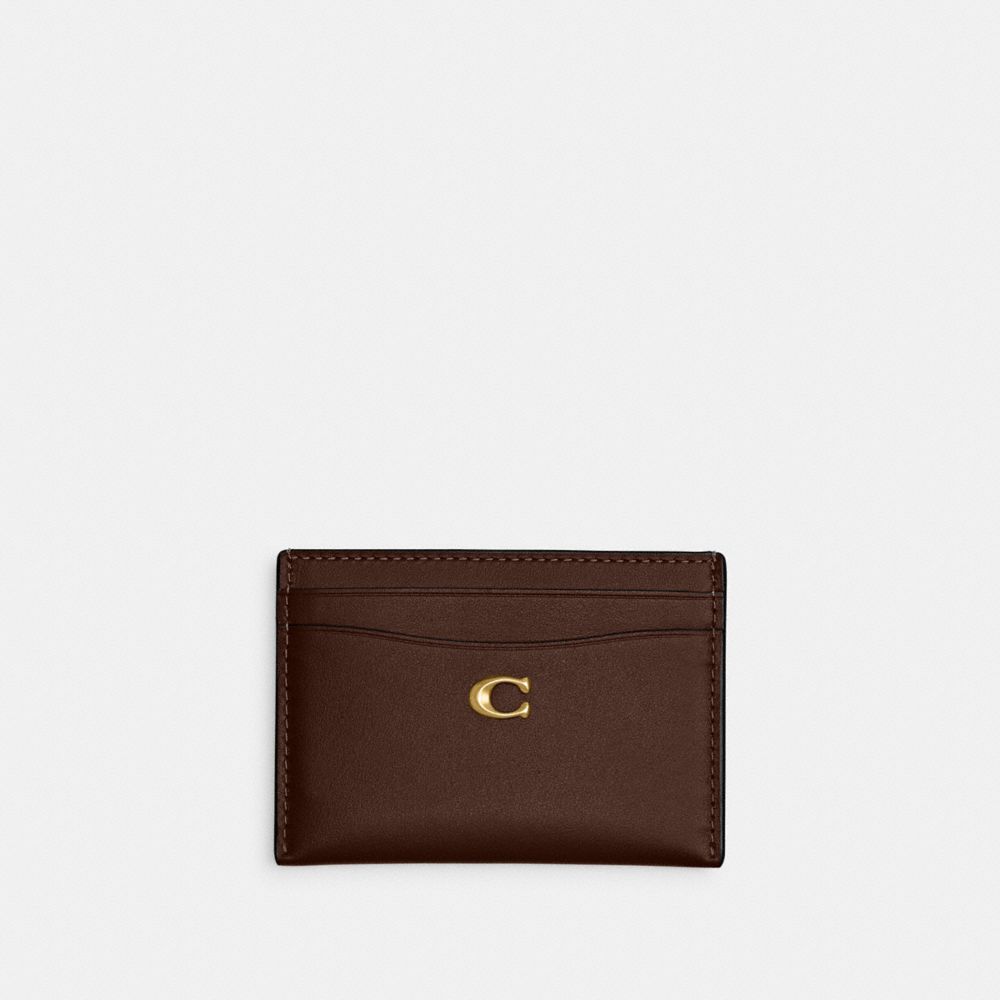 ブラウン 【公式】COACH – コーチ カードケース/定期入れ/名刺入れ メンズ