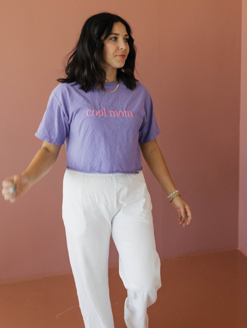 Cool Mom Pigment Dyed Crop Tee – Codependent Culture