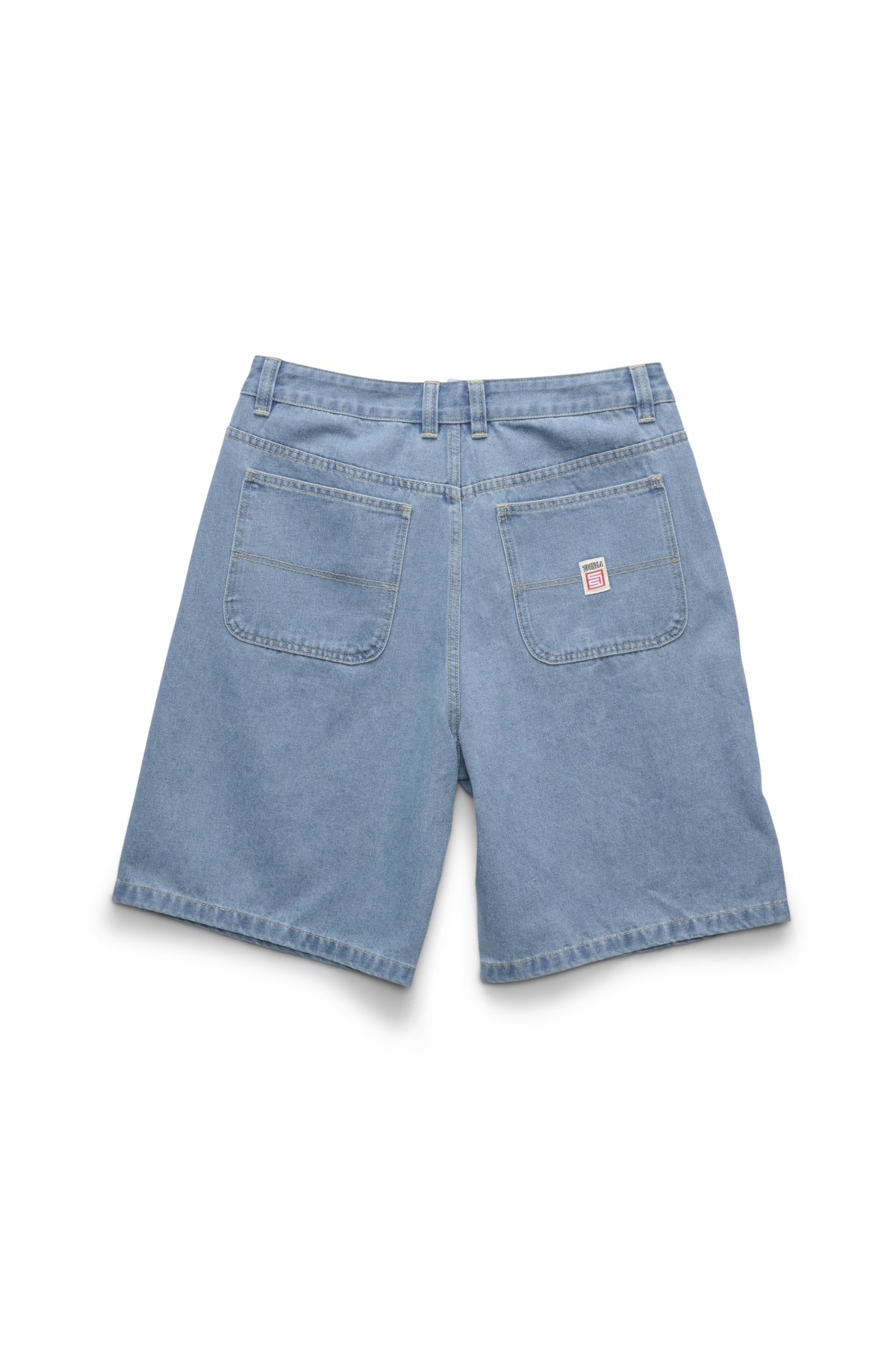S-Double Denim Standard Short Mid Blue – Cold Wave Store