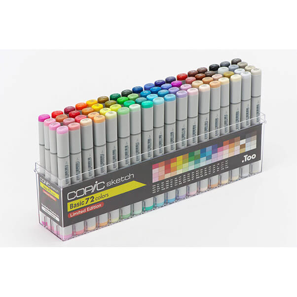 コピックスケッチベーシック72色セット」数量限定発売のお知らせ