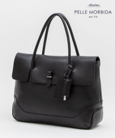 別注/日本製【PELLE MORBIDA×GOTAIRIKU】レザー フラップトートバッグ