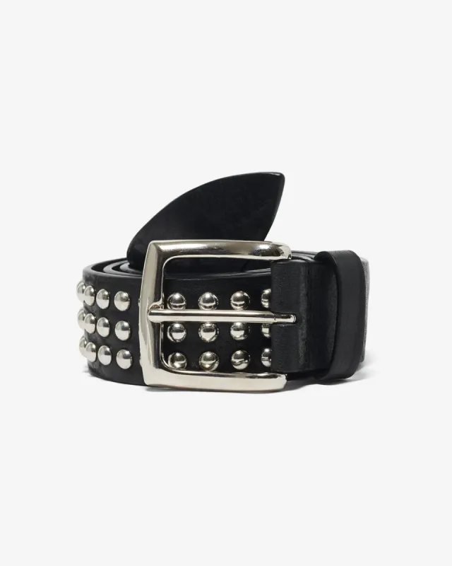 小物 noah studs belt 小物 noah studs belt Premium Studded Spiked 1-3/4