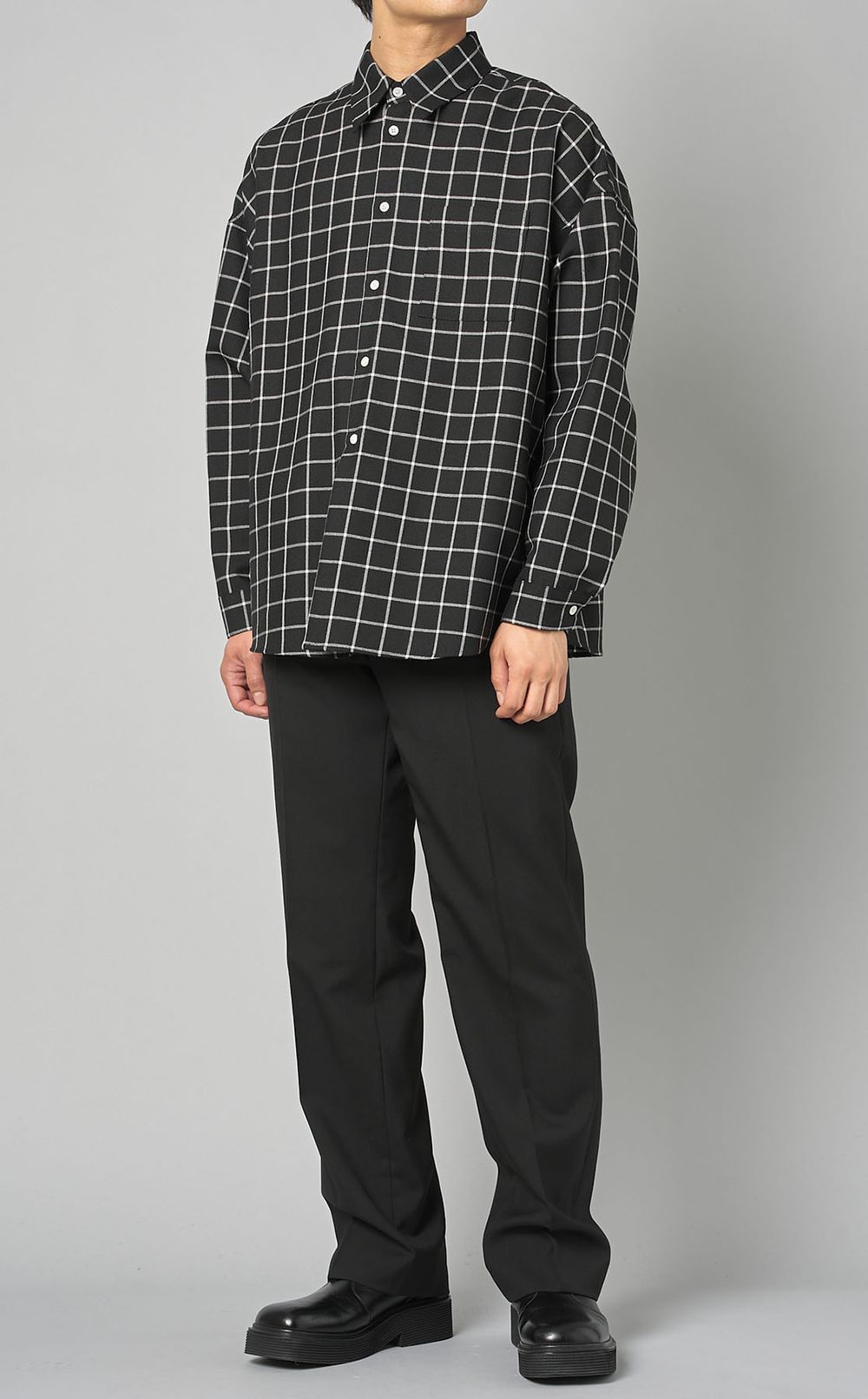 MARNI｜チェックウールシャツ