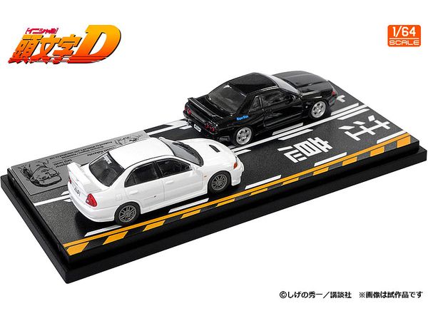 1/64 頭文字D セットVol.18 中里毅スカイラインGT-R(BNR32) & 岩城清次