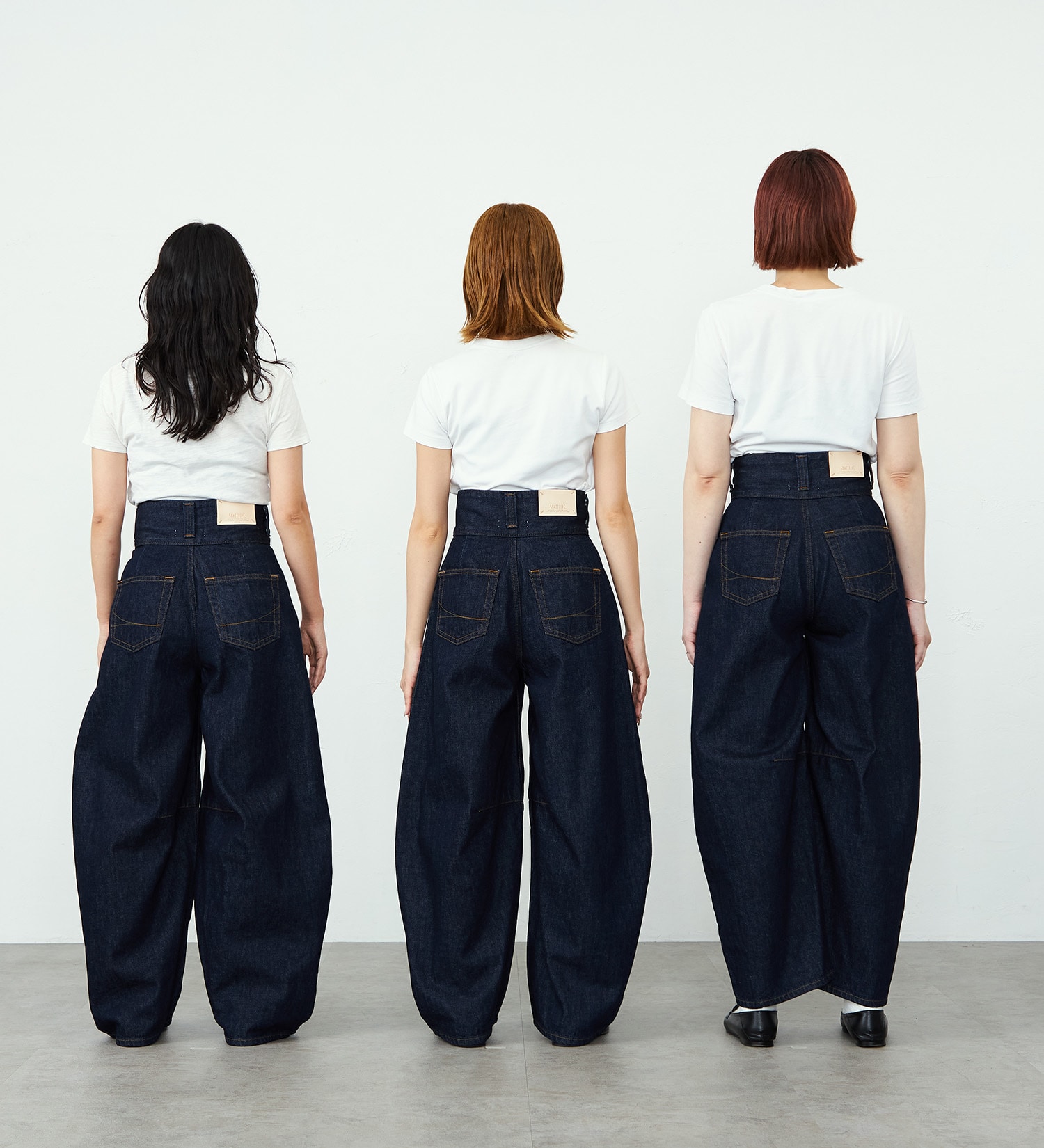 atelier SOMETHING TLEB BALLOON DENIM PANTS/カーブデニムパンツ
