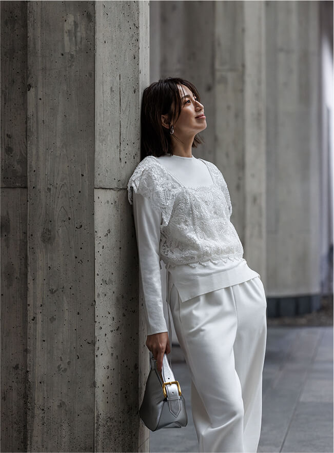 東原亜希 FORME 2024 フォルム ストレッチニット