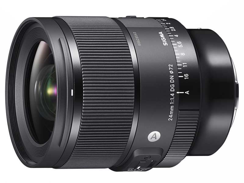 シグマ、フィルター前後装着対応の「24mm F1.4 DG DN | Art」。13.2万