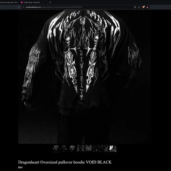 Breathedivinity | Pants | Dragonheart Oversized Pullover Hoodie