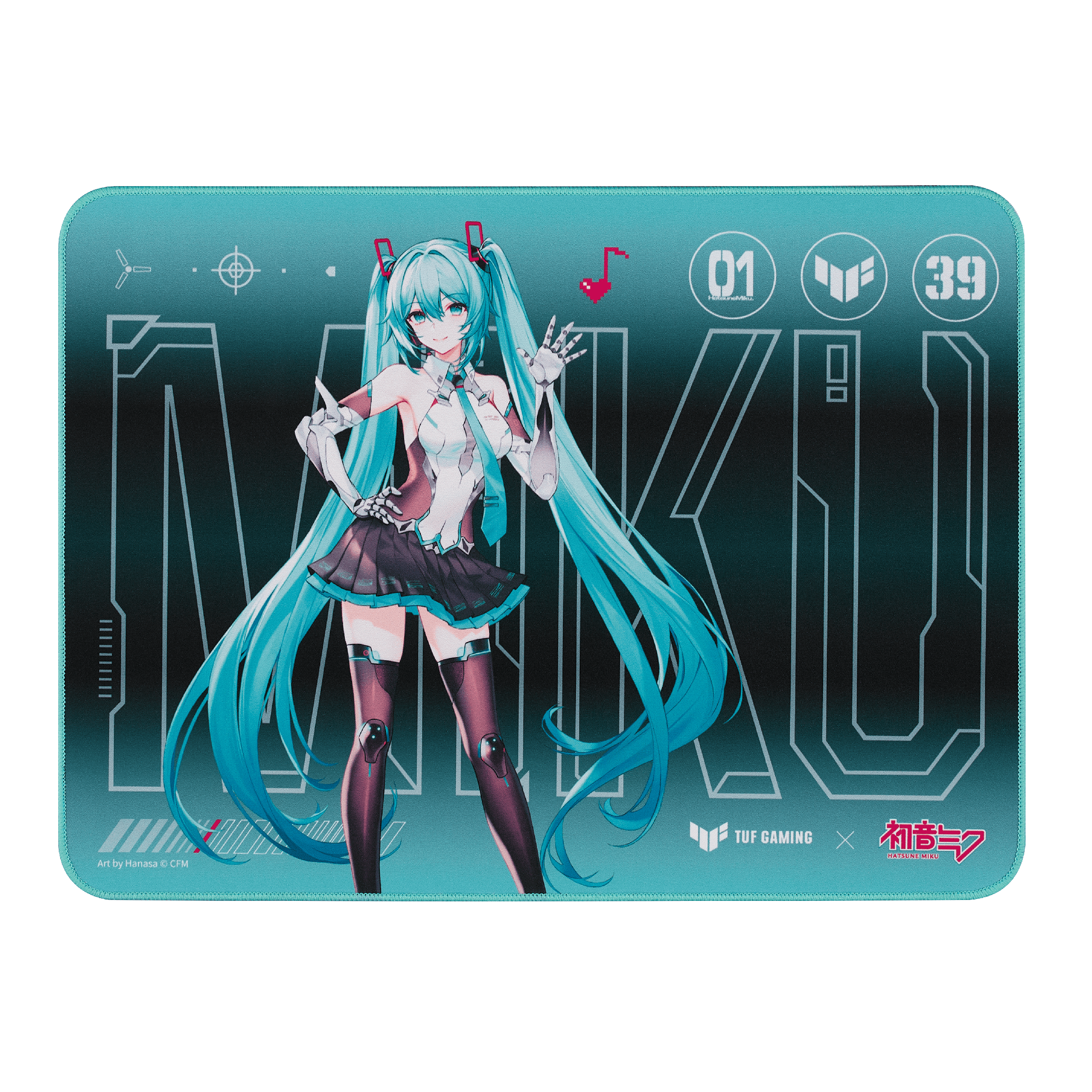ASUS TUF Gaming P1 Hatsune Miku Edition｜マウス・マウスパッド