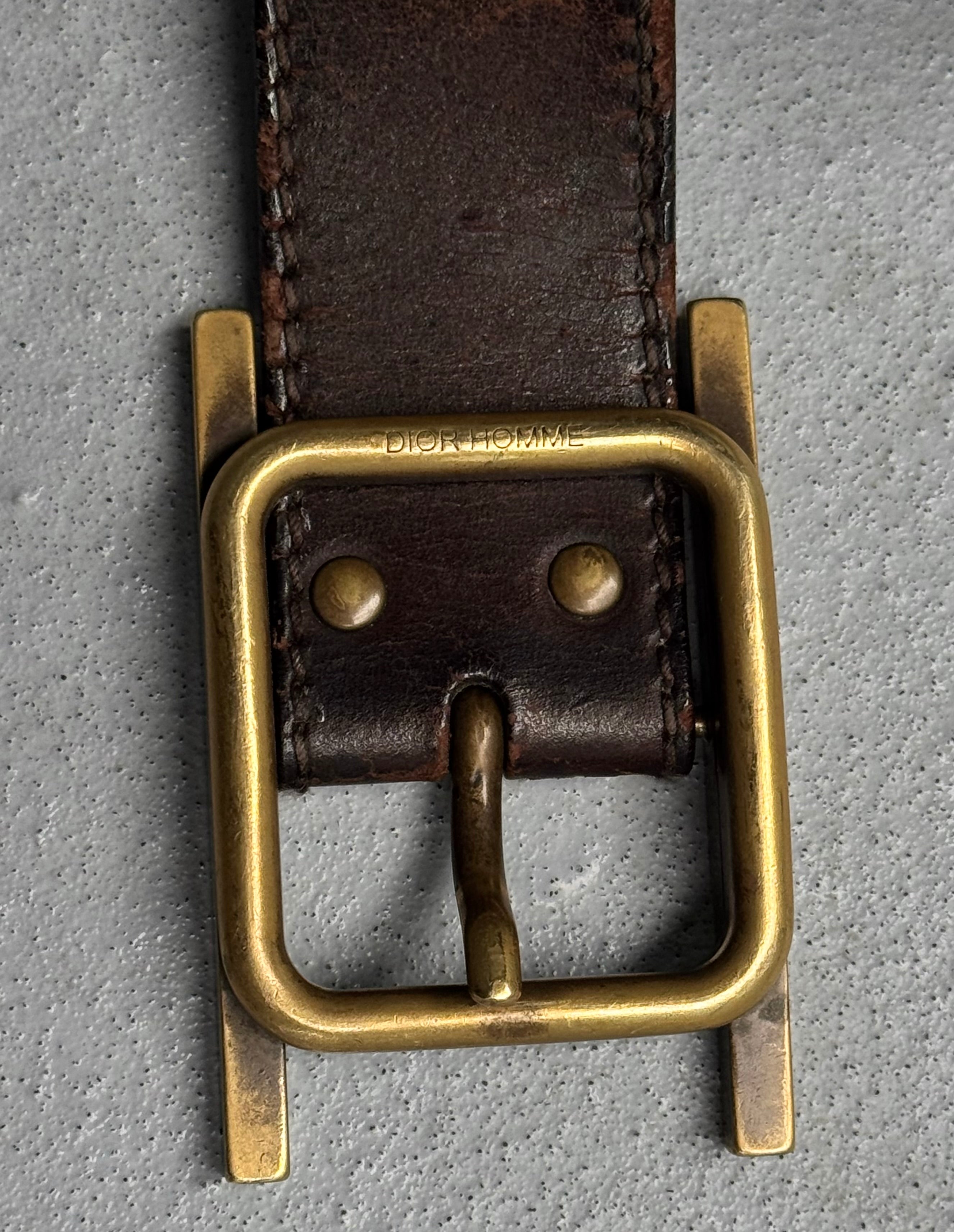 DIOR HOMME by Hedi Slimane AW05 “In the Morning” 'H' Buckle