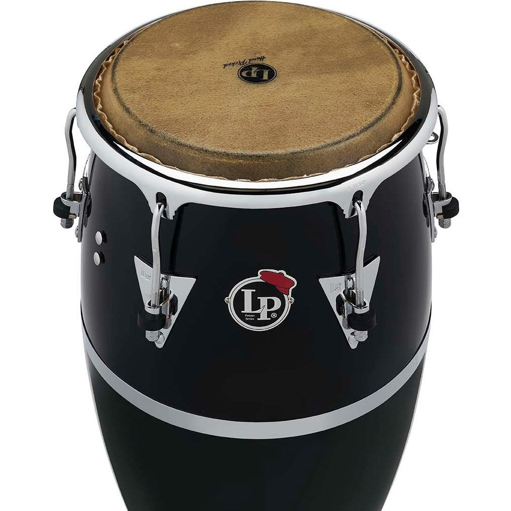 LP Patato Model Fiberglass Conga - Black with Chrome Hardware