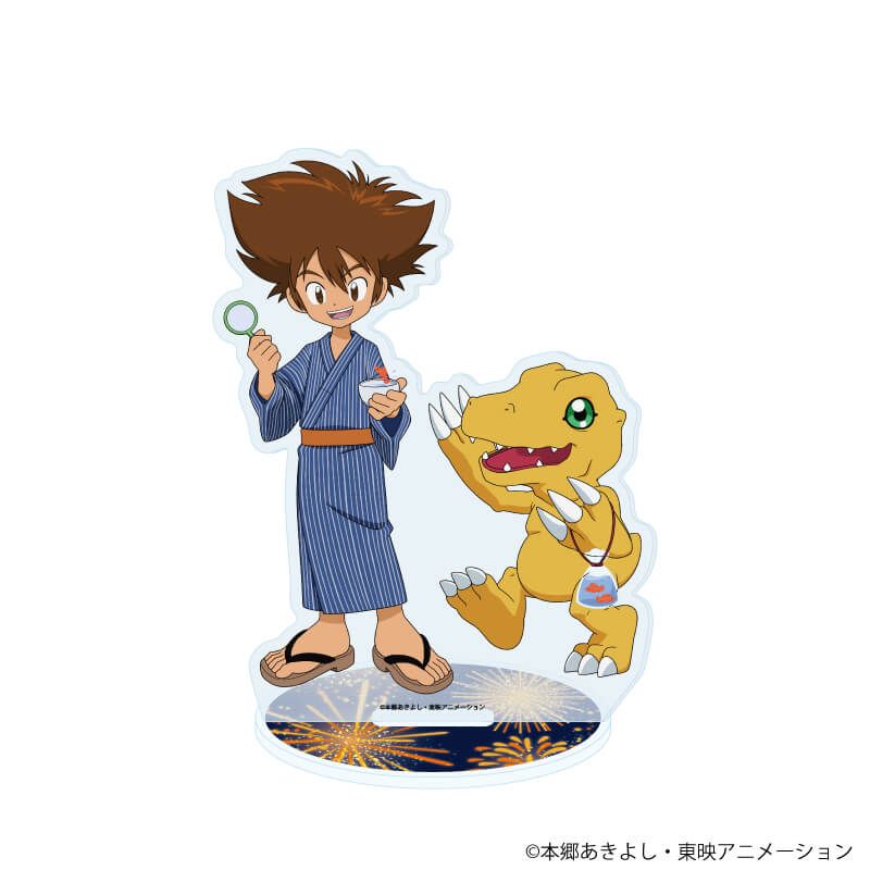 アクリルスタンド「デジモンアドベンチャー」17/八神太一&アグモン