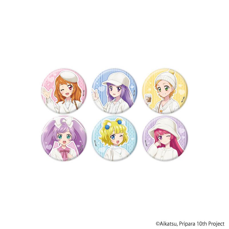 アイカツ AVIOT 氷上スミレ 缶バッジ アクリルキーホルダー アイカツ
