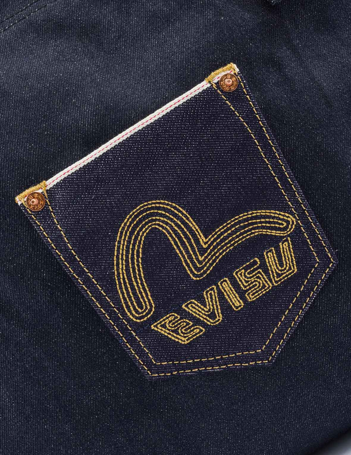 カモメ刺繍デニムトートバッグ – EVISU