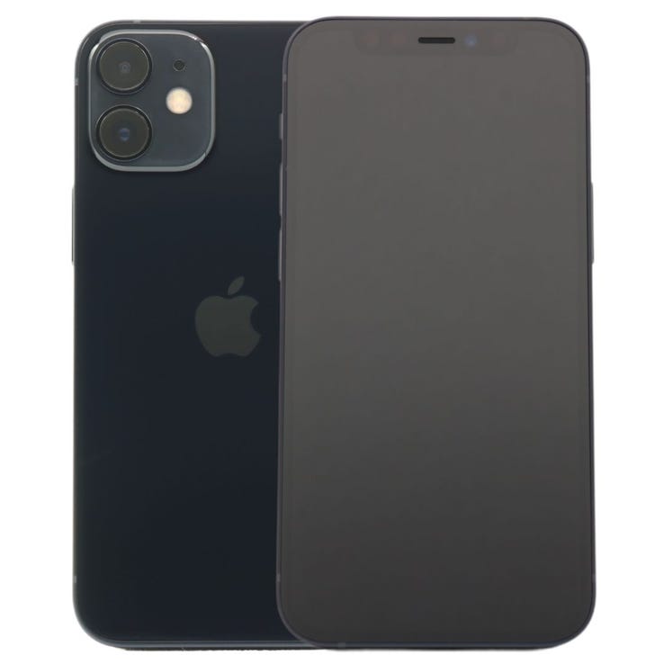 iPhone 12ブラック 背面ひび割れあり Apple iPhone 12 128GB ブラック