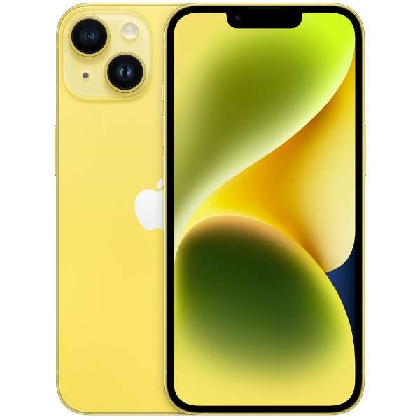 レンタル] Apple iPhone 14 128GB(SIMフリー) イエロー - Rentio