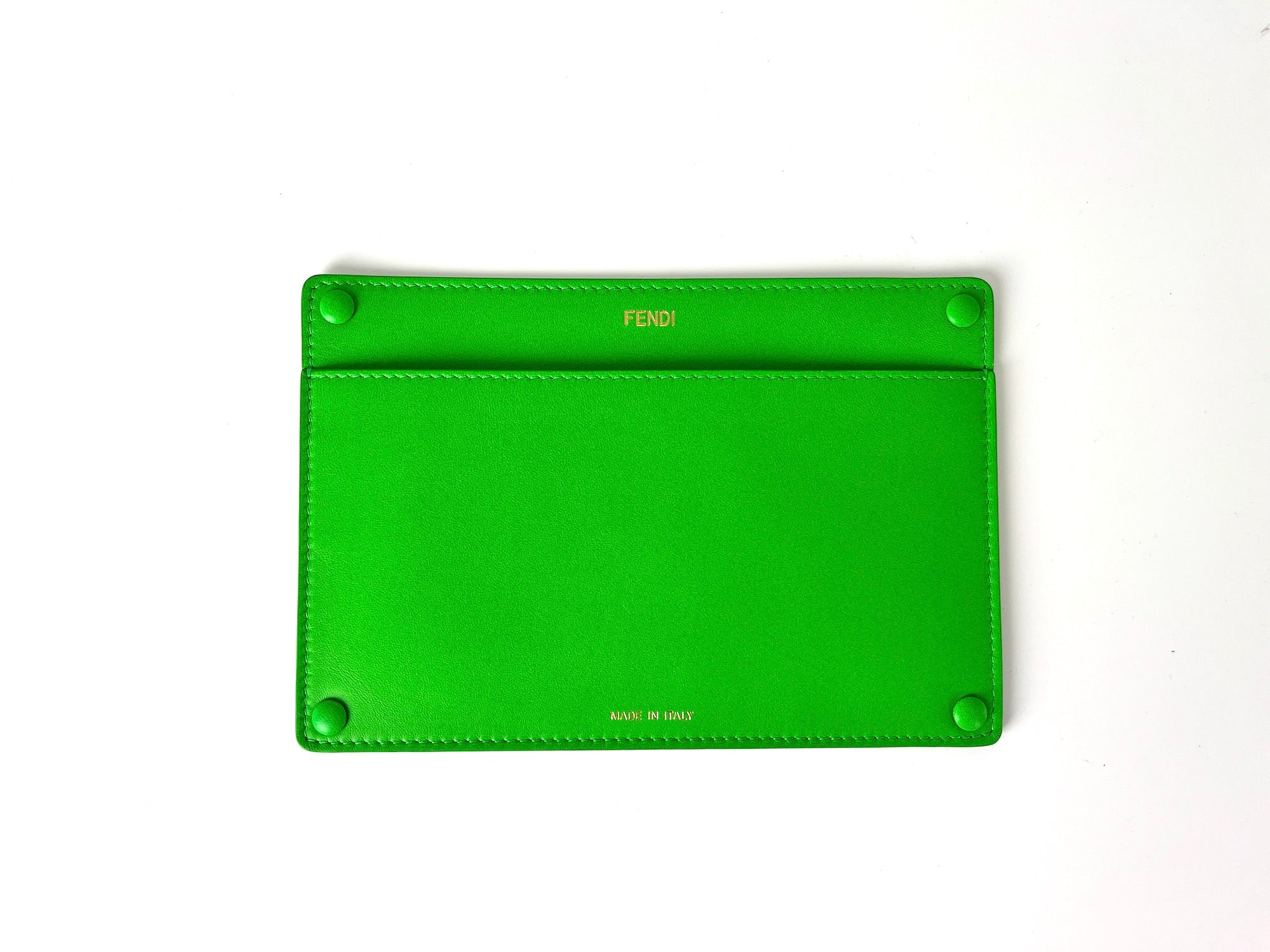 New FENDI Green Peekaboo Nappa Leather Tomatillo Pocket – Fashion