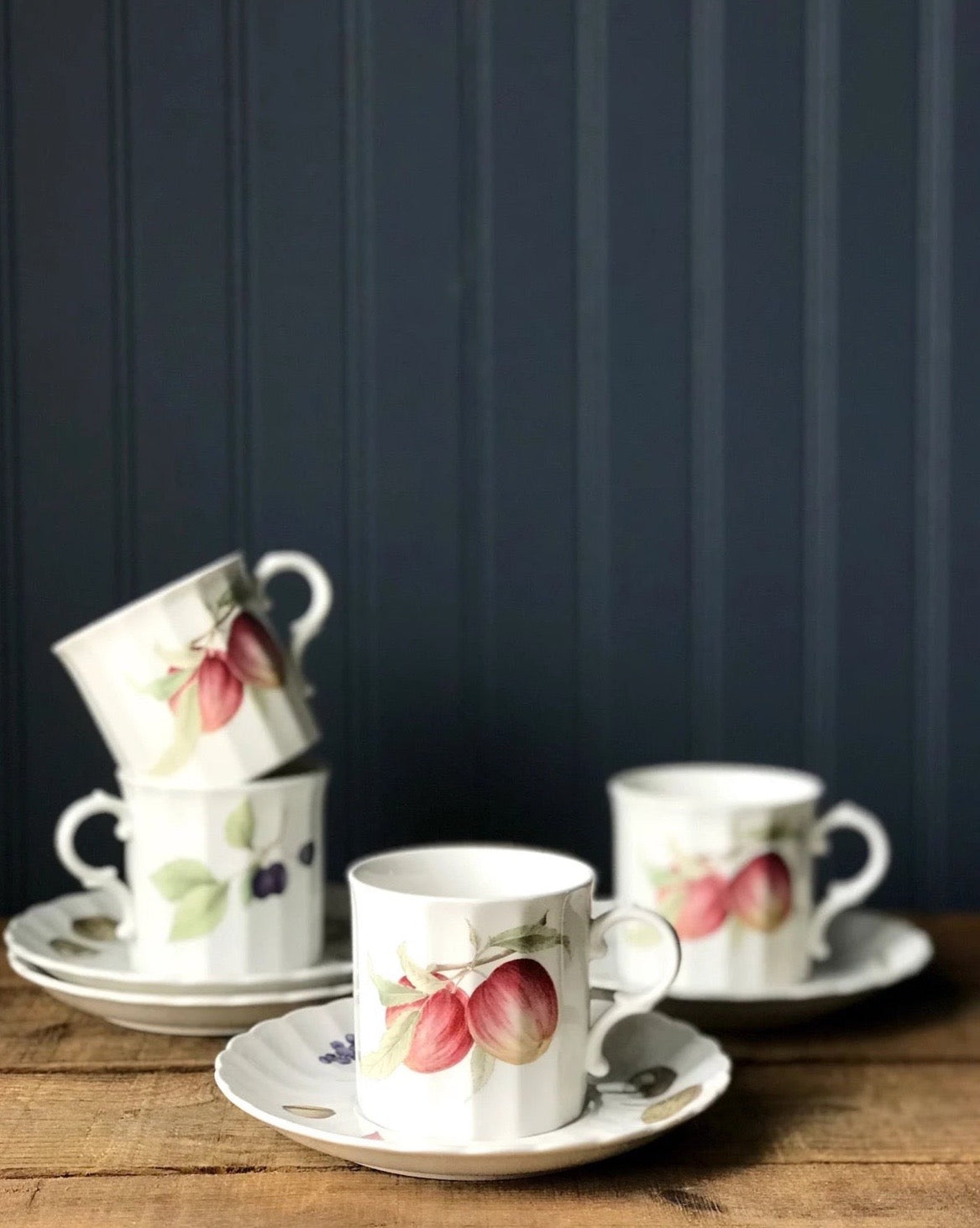 Vintage Mikasa Maxima Belle Terre Flat Cup & Saucer Set – feastvintage
