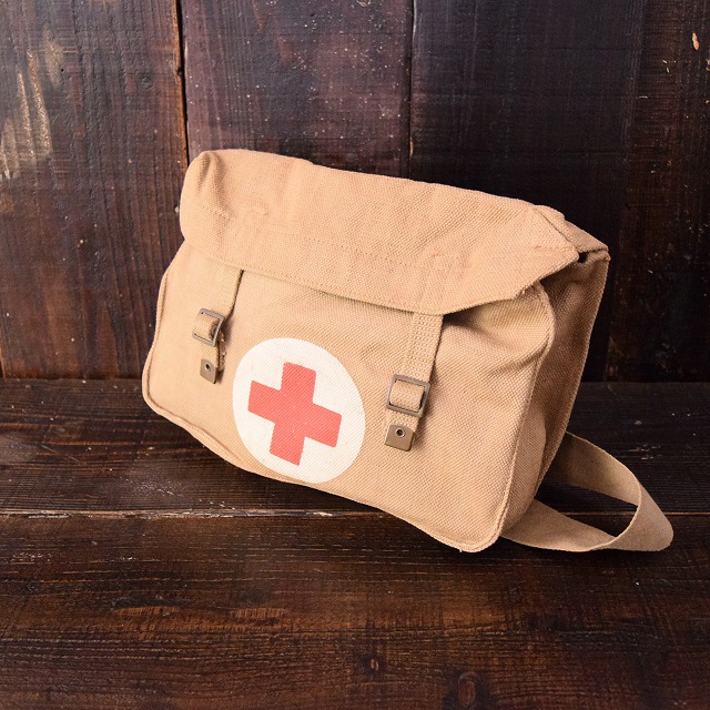 50's BRITISH ARMY RED CROSS ショルダーバッグ50年代 イギリス軍