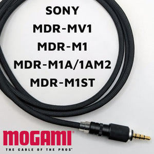 Sony MDR-MV1 / M1 Headphone Cable - Mogami 26AWG – Fog City Audio