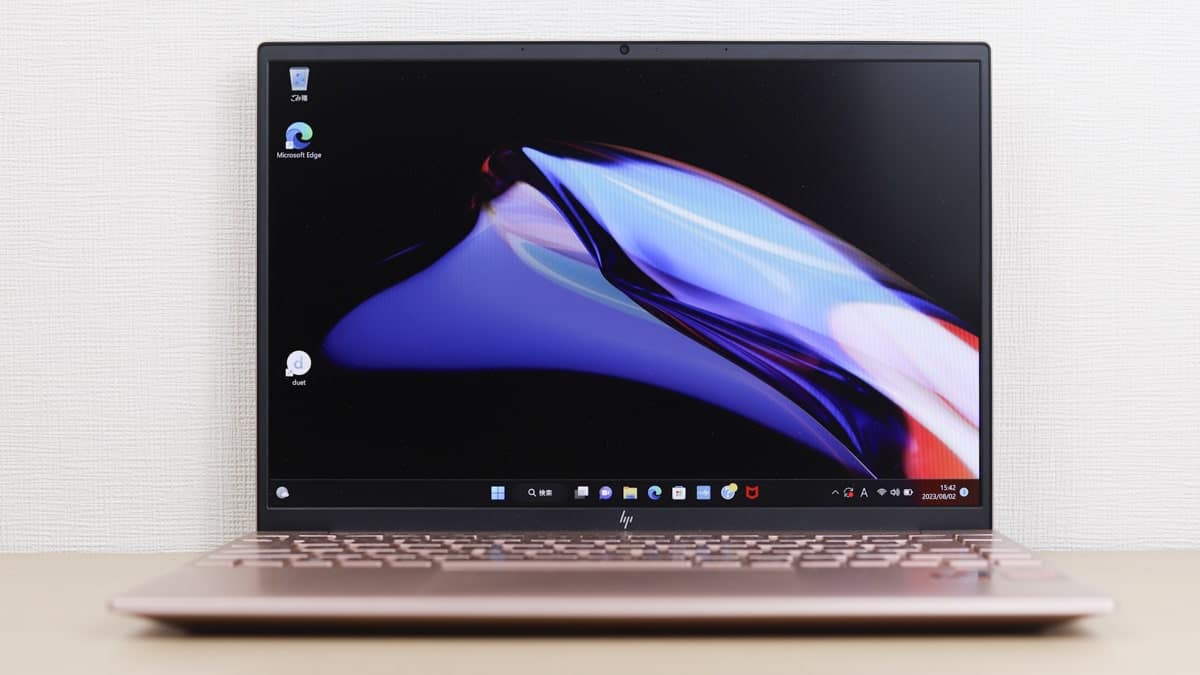 HP Pavilion Aero 13-be（2023年モデル）の実機レビュー 軽い速い