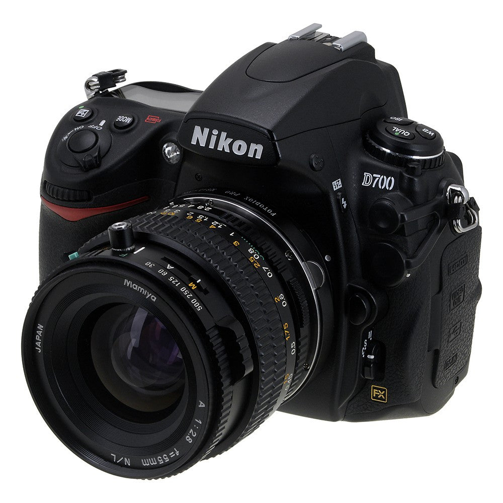 Mamiya 645 SLR Lens to Nikon F Mount SLR Camera Body Adapter