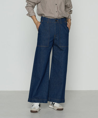 12．5oz デニム パンツ（21-03PM03-205）｜コムサ ワードローブ（COMME
