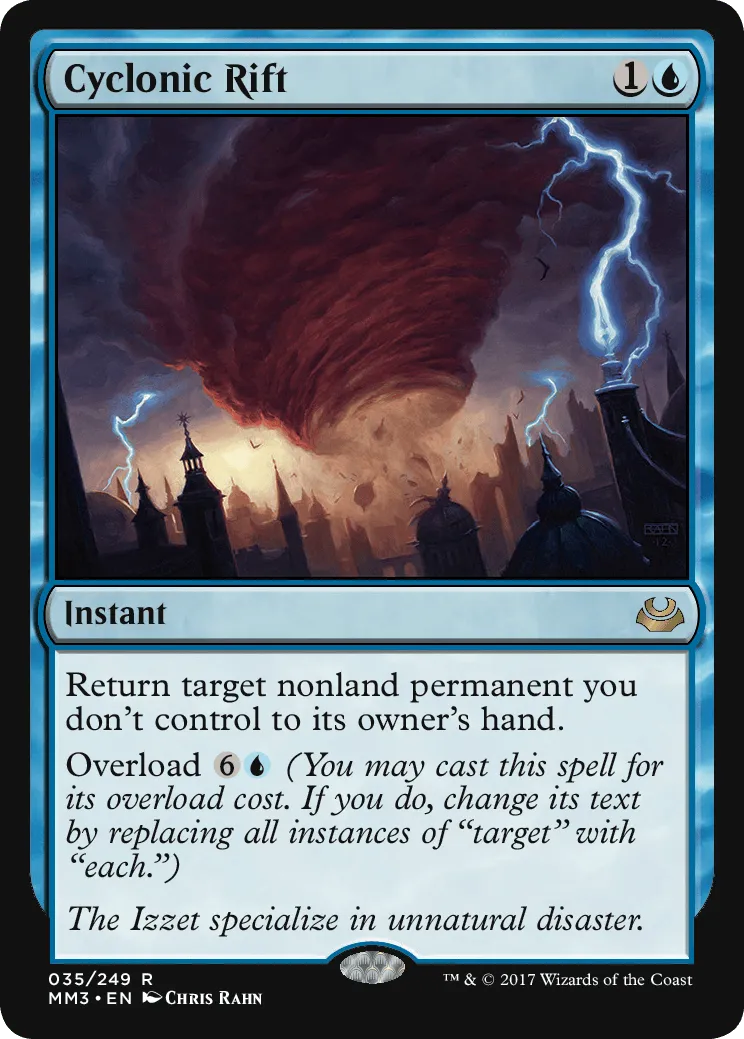 Cyclonic Rift MTG - Return to Ravnica #35 (English) | Magic: The