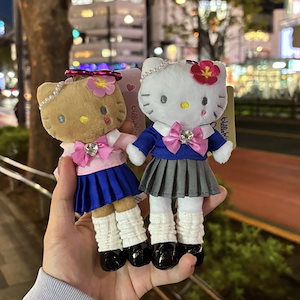 サンリオ ハローキティ ご当地キティ 玉川学院 高校制服 ストラップ