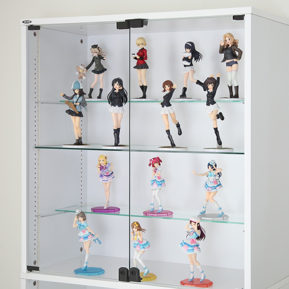 コレクションラック ユニール専用オプション】 ガラスひな壇 Sサイズ