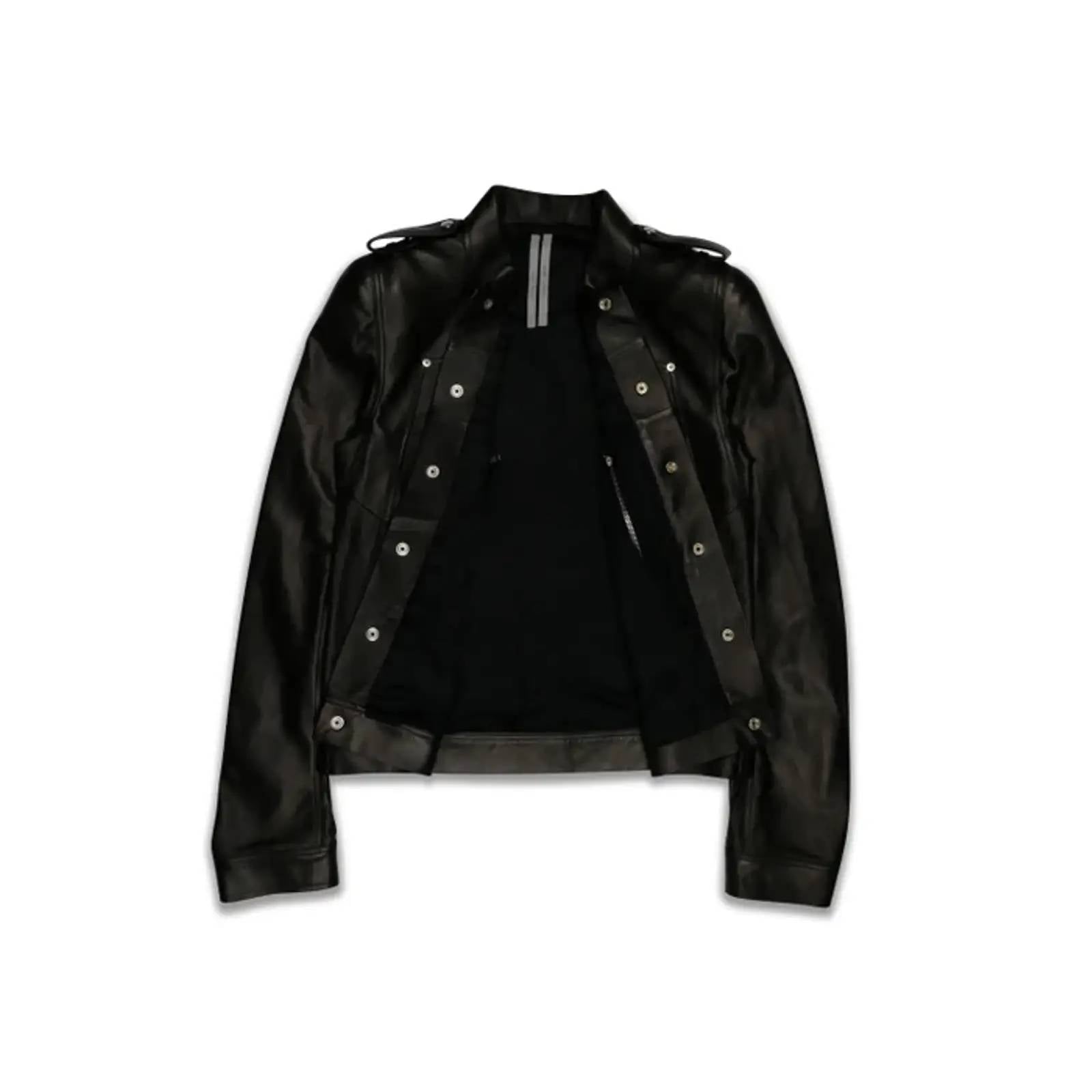 Buy Rick Owens Tecuatl Lamb Leather Jacket Online at Groupie
