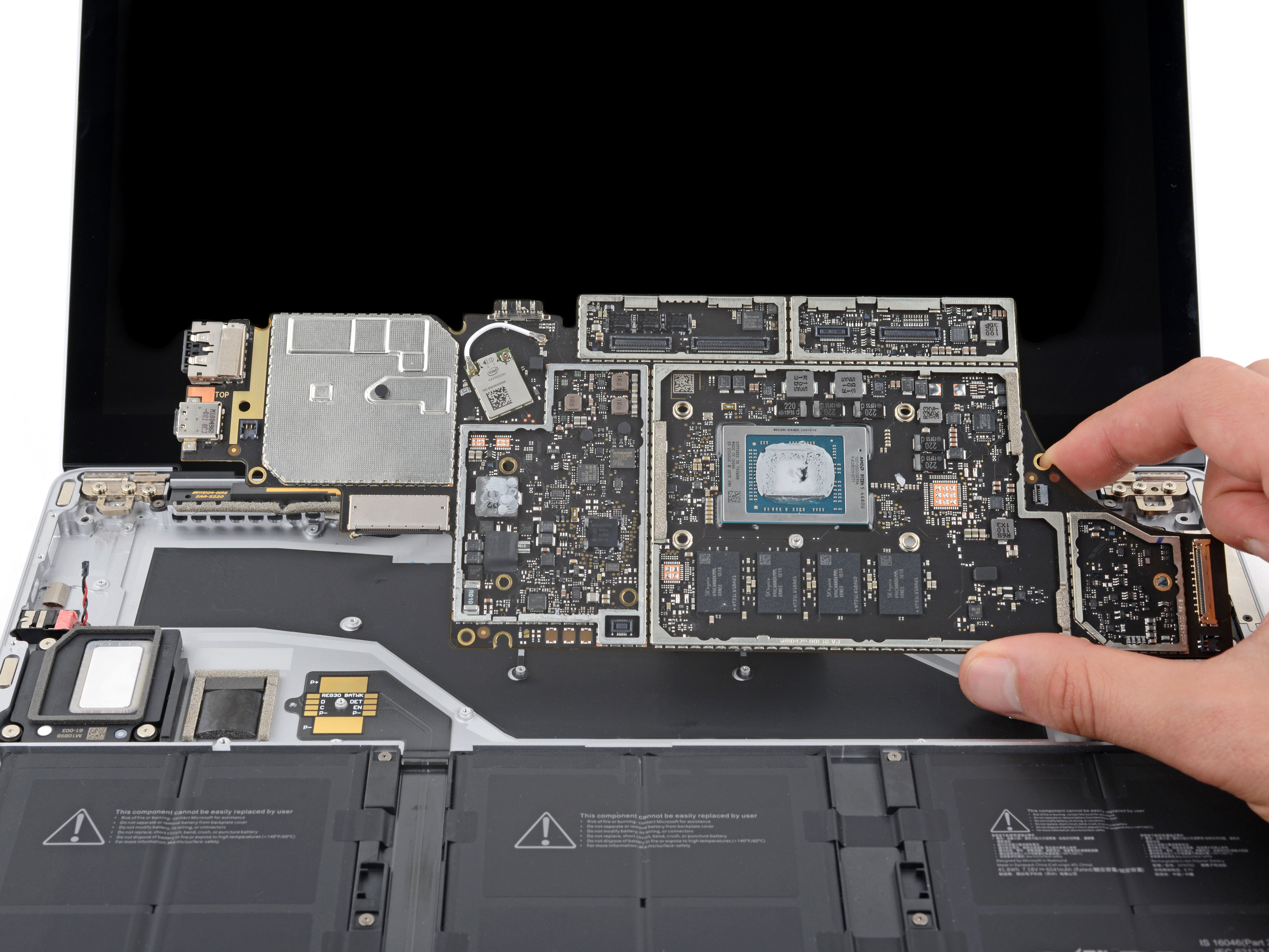 Microsoft Surface Laptop 4 (13.5インチ)基板の交換 - iFixit 修理ガイド