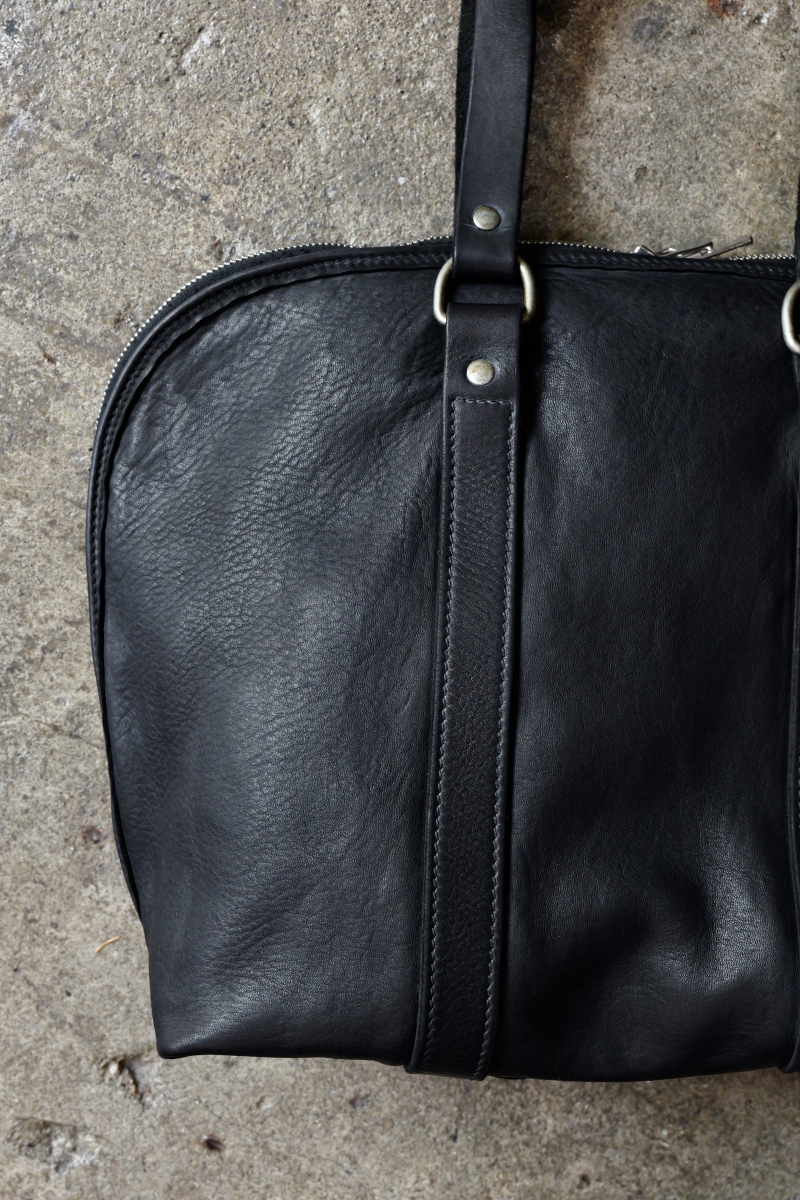 No GB1A. Medium Handle Bag. BLKT(Black). GUIDI. « GULLAM グラム