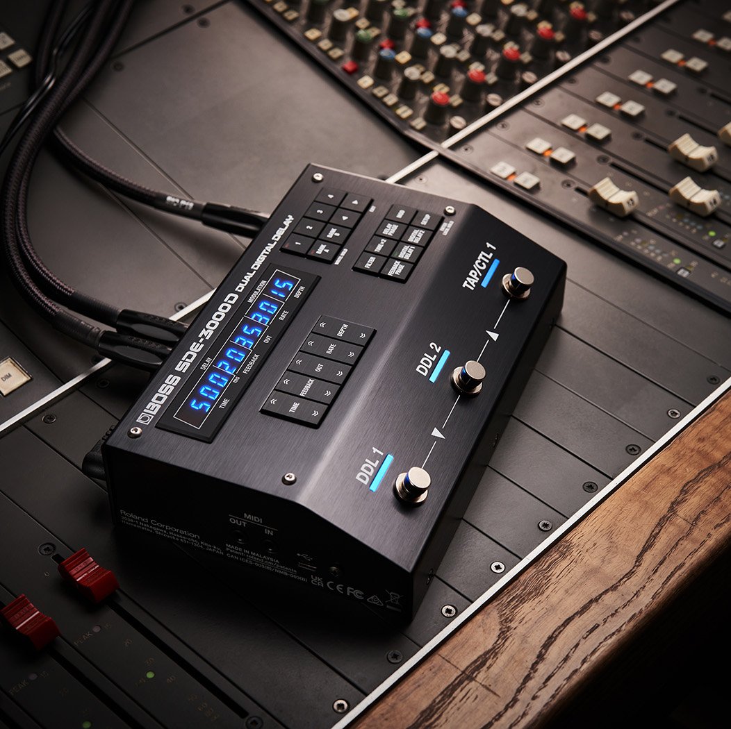 BOSS『SDE-3000D』復刻ビンテージ・デジタル・ディレイ – Haluna
