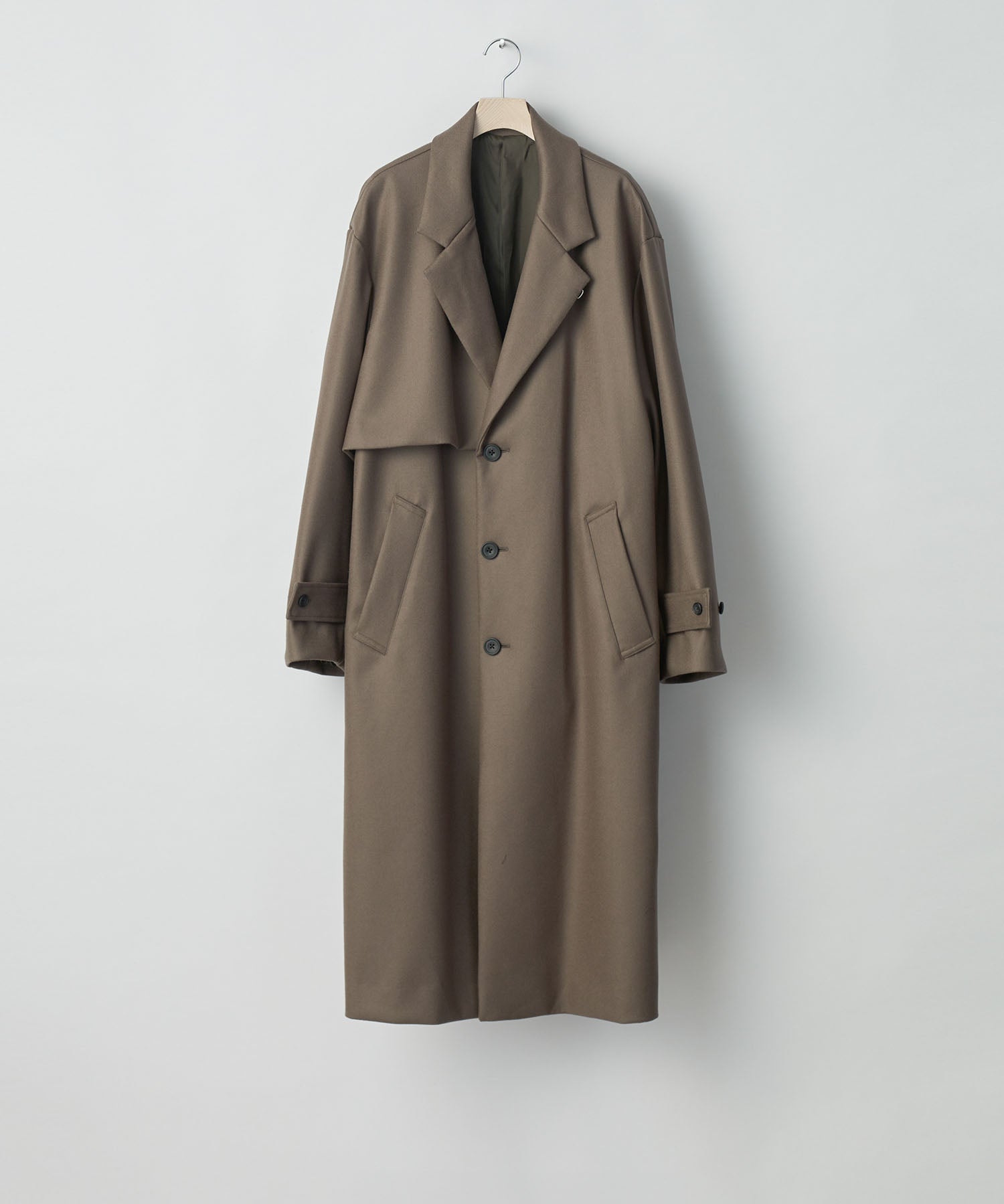 ssstein / シュタイン】LAY CHESTER COAT - DARK GREIGE | 公式通販