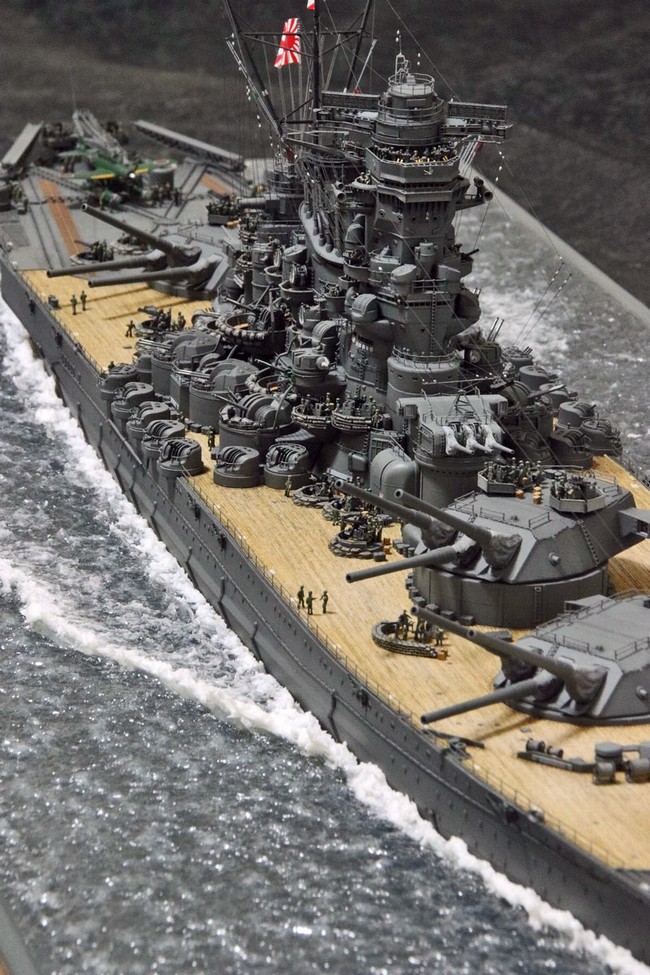 模型誌作例67】1/350戦艦「大和」 – 艦船模型製作代行モデル