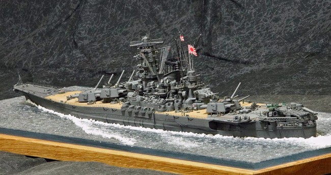 模型誌作例67】1/350戦艦「大和」 – 艦船模型製作代行モデル