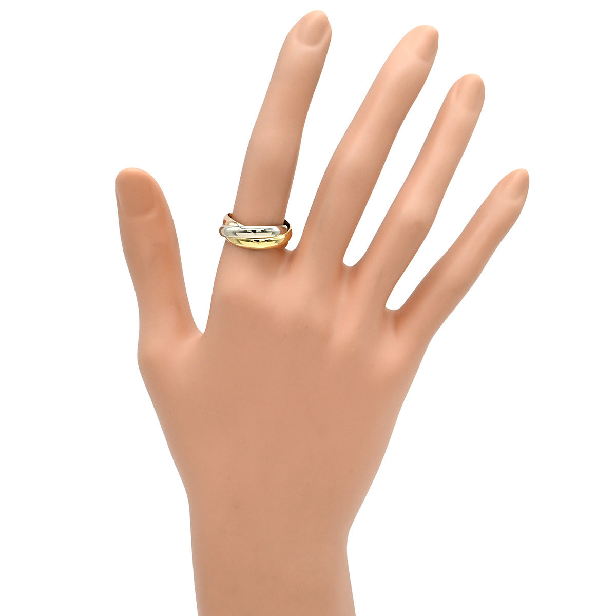 カルティエ Cartier トリニティ ホワイトゴールド×イエローゴールド